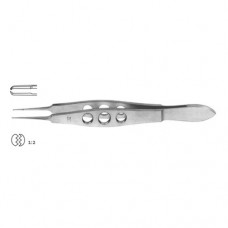 Castroviejo Suture Tying Forceps 1 x 2 Teeth with Tying Platform Stainless Steel